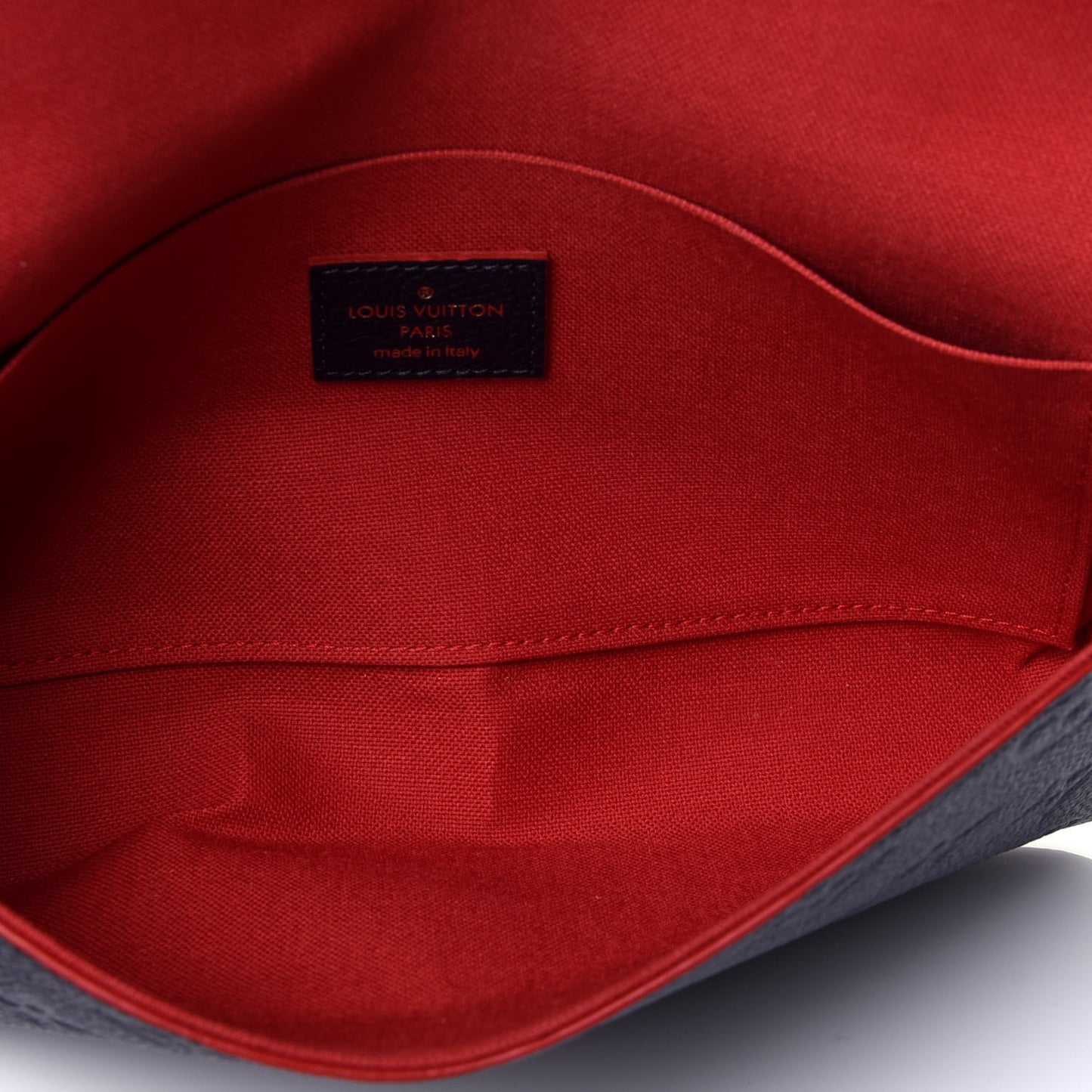Empreinte Pochette Felicie Chain Wallet Marine Rouge