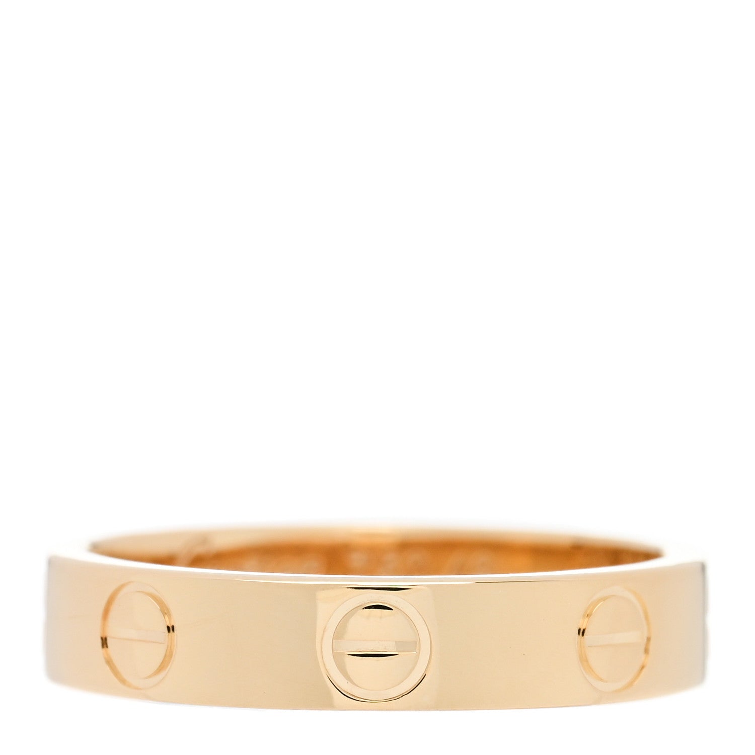 Cartier 18K Yellow Gold 3.5mm LOVE Wedding Band Ring 49 5 1 of 4