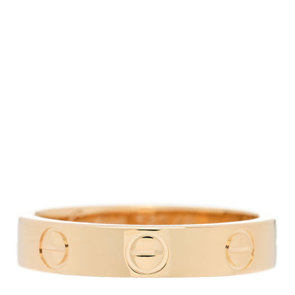 Cartier 18K Yellow Gold 3.5mm LOVE Wedding Band Ring 49 5 1 of 4