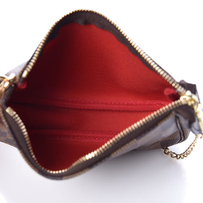 Louis Vuitton Damier Ebene Mini Pochette Accessories 5 of 7
