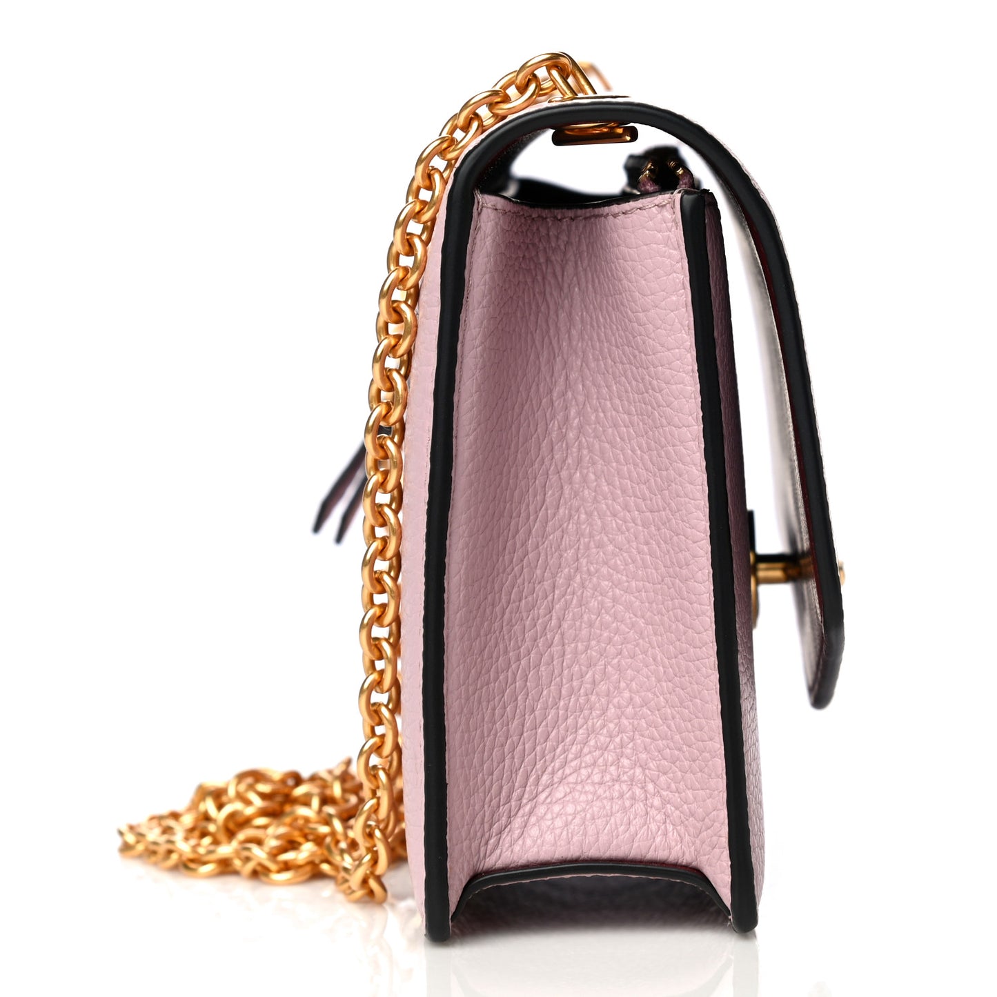Small Classic Grain Calfskin Small Darley Powder Pink