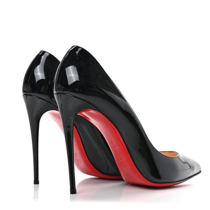 Christian Louboutin Patent Pigalle Follies 100 Pumps 40 Black 4 of 8