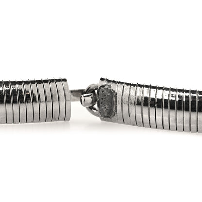 Chanel Metal CC Snake Belt Silver 4 of 5