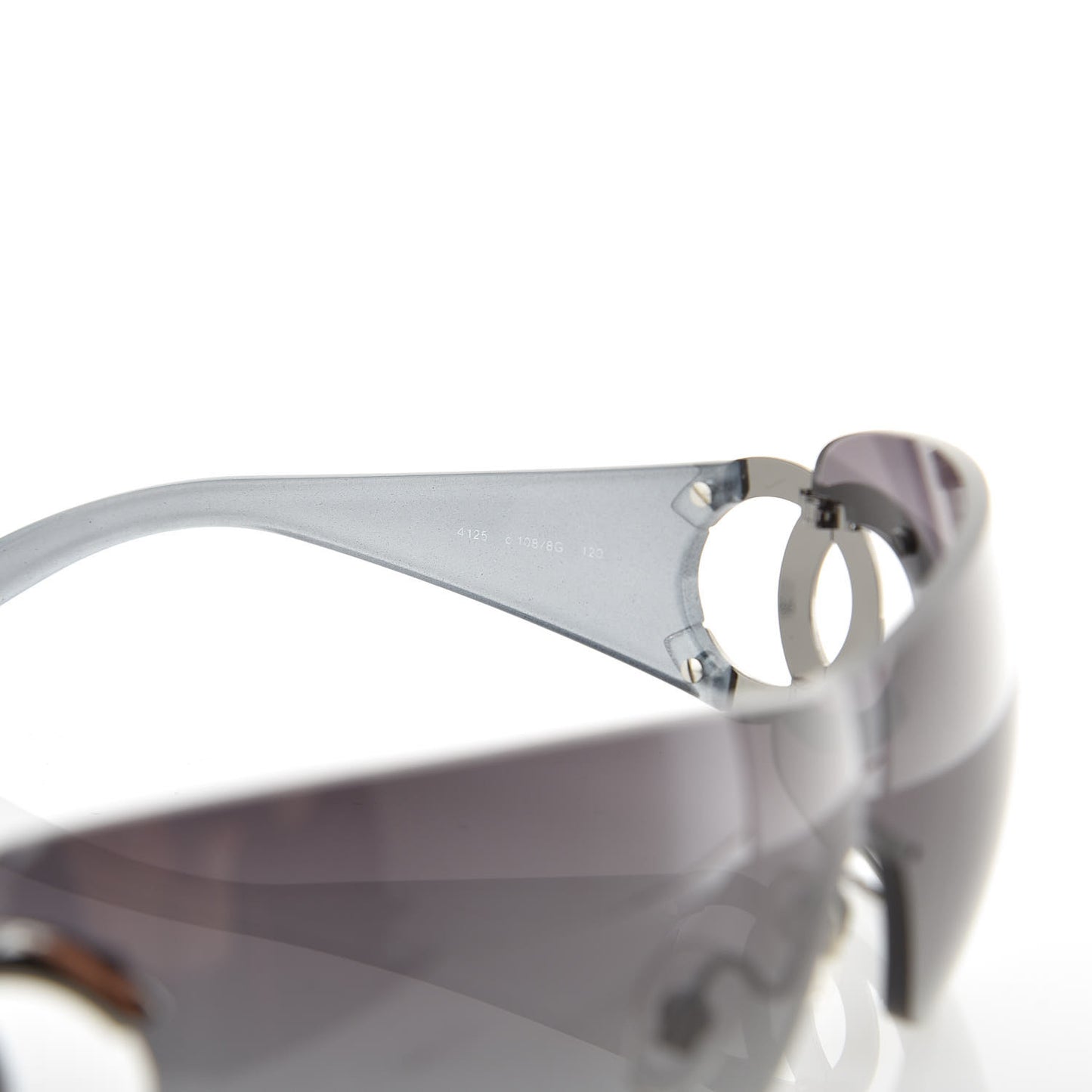 Frameless CC Logo Sunglasses 4125 Black