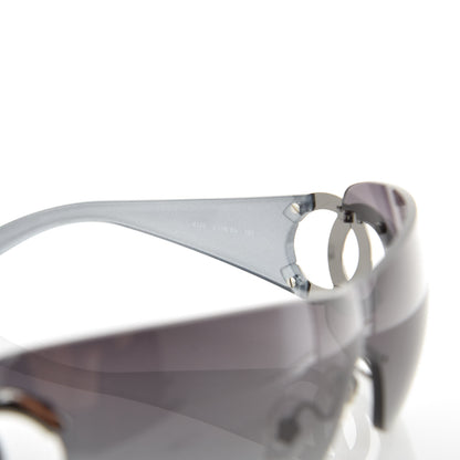Chanel Frameless CC Logo Sunglasses 4125 Black 6 of 7