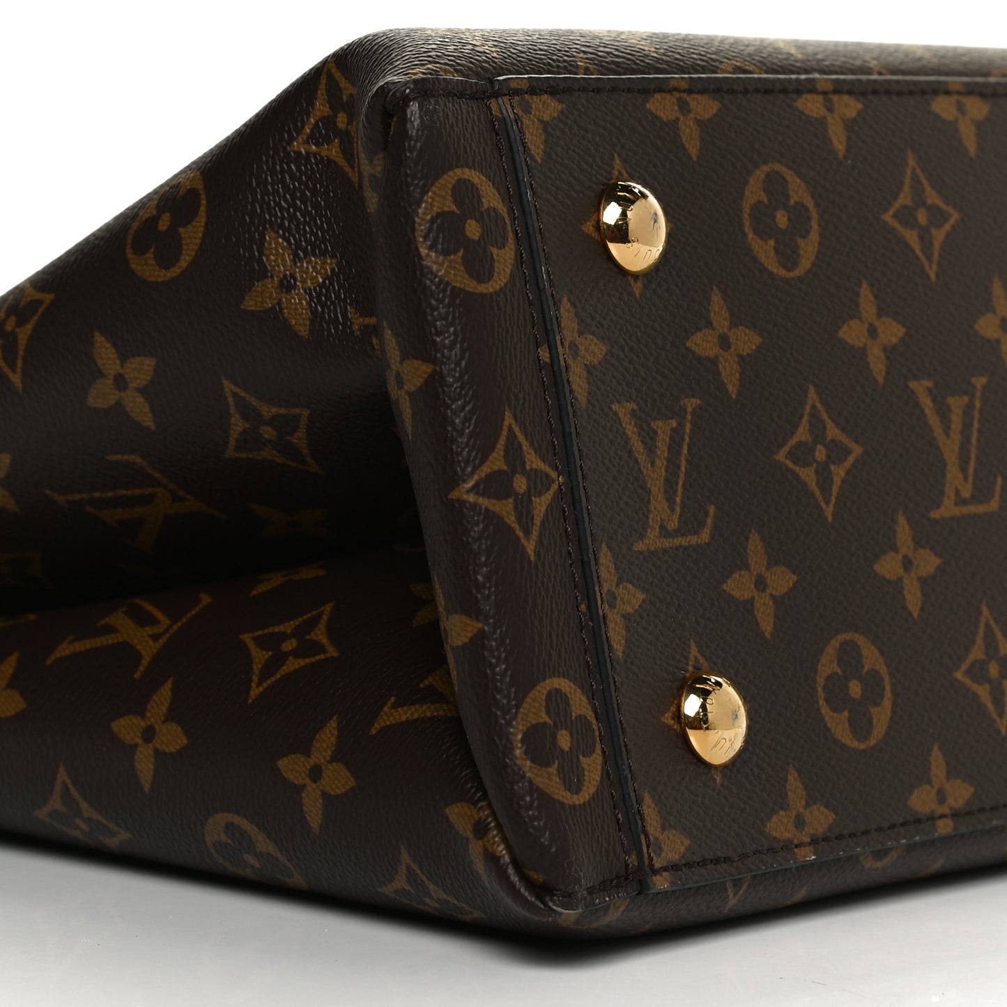 Monogram Flower Tote Caramel