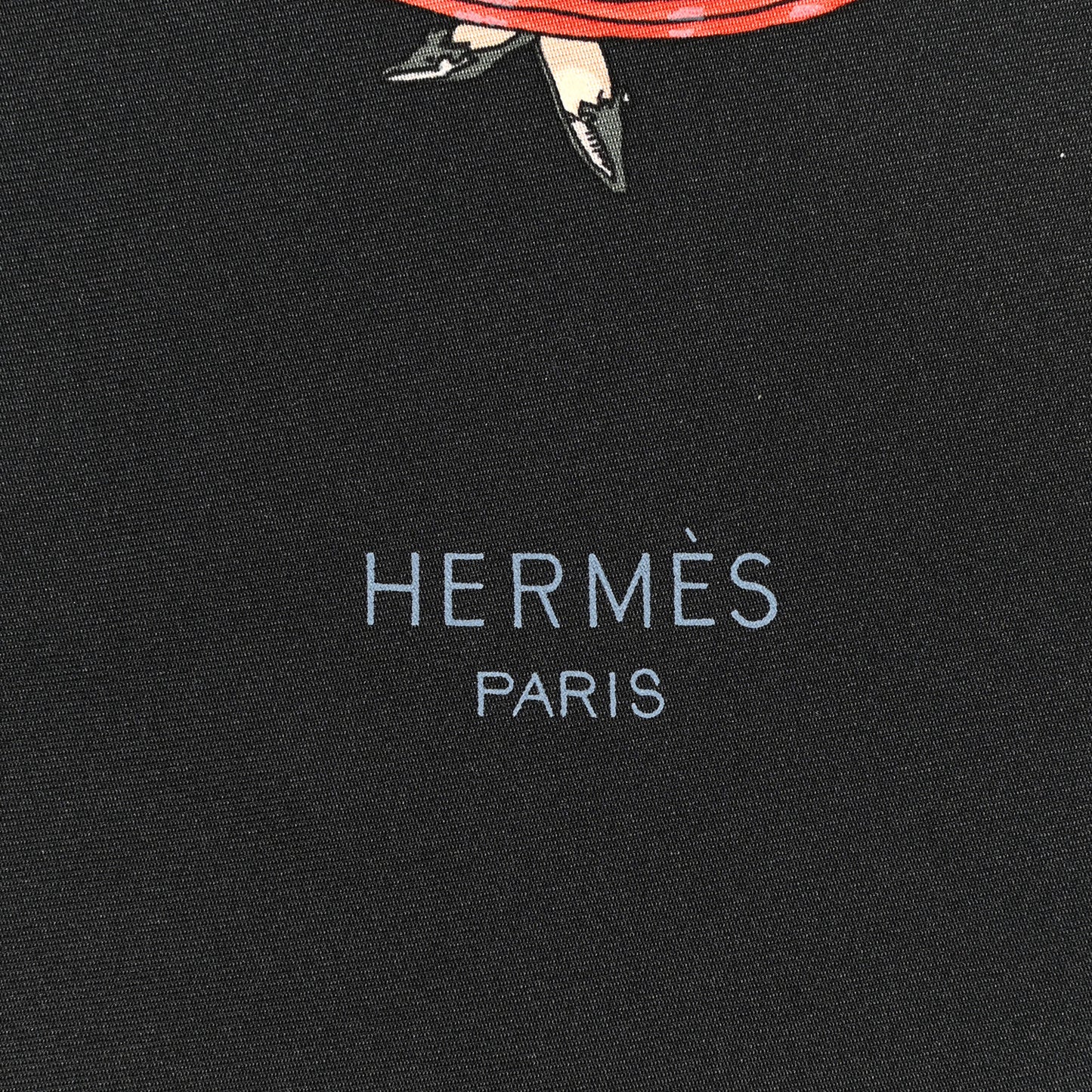 Silk Paris Modiste Scarf 90 Black Multicolor