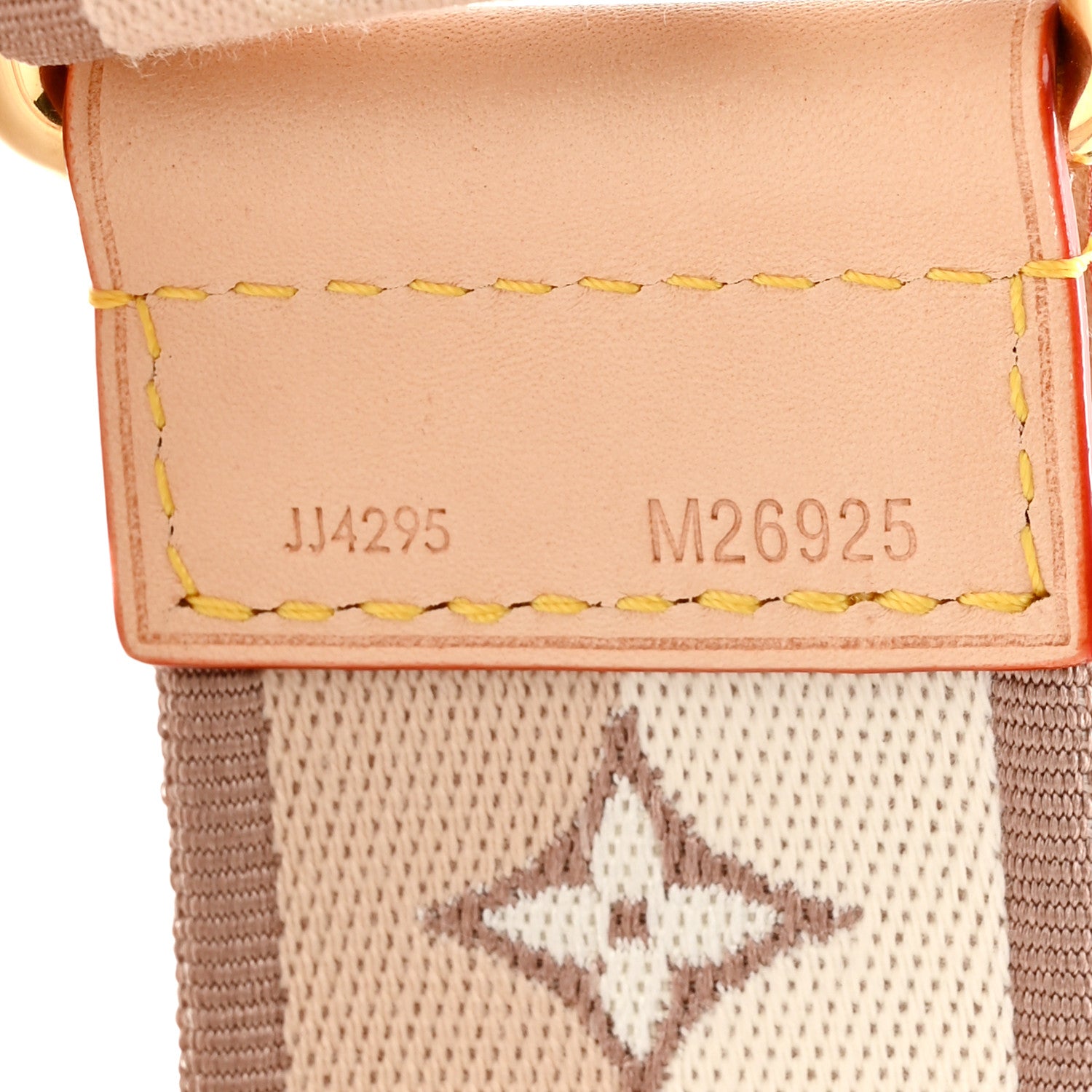 Louis Vuitton Jacquard Speedy Bandouliere 20 Shoulder Strap Beige 5 of 6