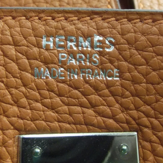 Taurillon Clemence Birkin 35 Orange