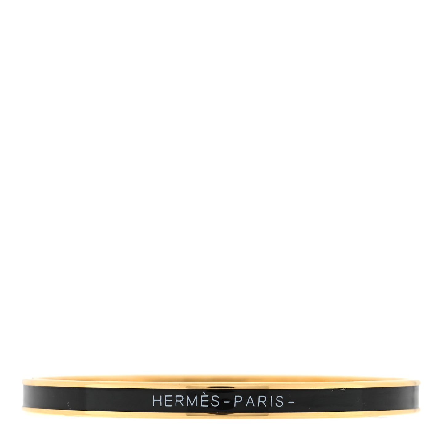 Enamel Extra Narrow Uni Bracelet 62 Black