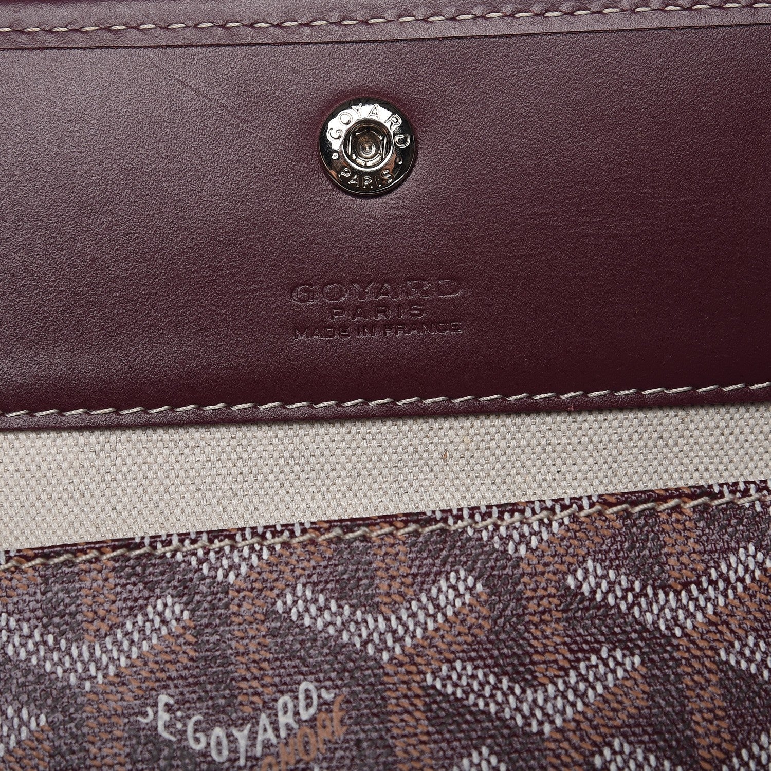 Goyard Goyardine Saint Louis PM Bordeaux 7 of 8