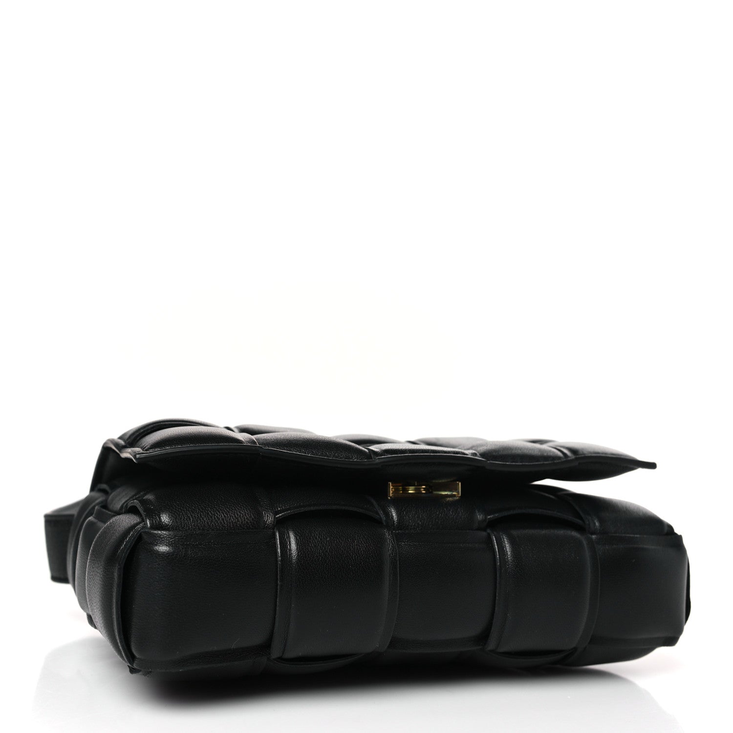 Bottega Veneta Nappa Maxi Intreccio Small Padded Cassette Crossbody Bag Black 4 of 9