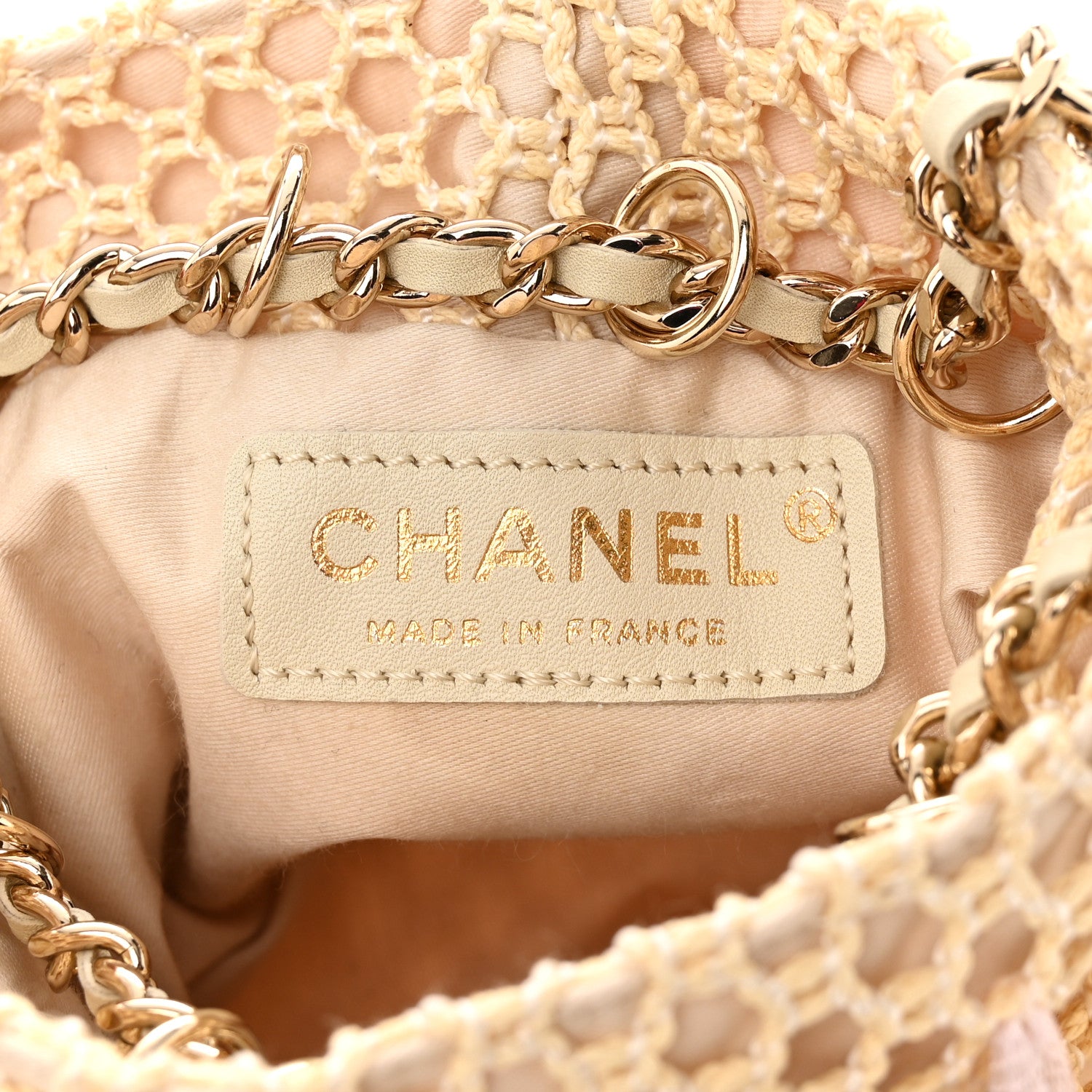 Chanel Crochet Seashell Coral Bag Light Beige 6 of 11