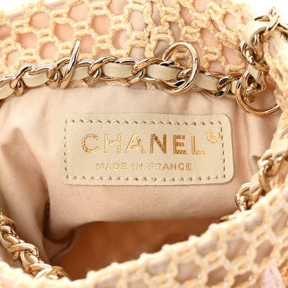 Chanel Crochet Seashell Coral Bag Light Beige 6 of 11