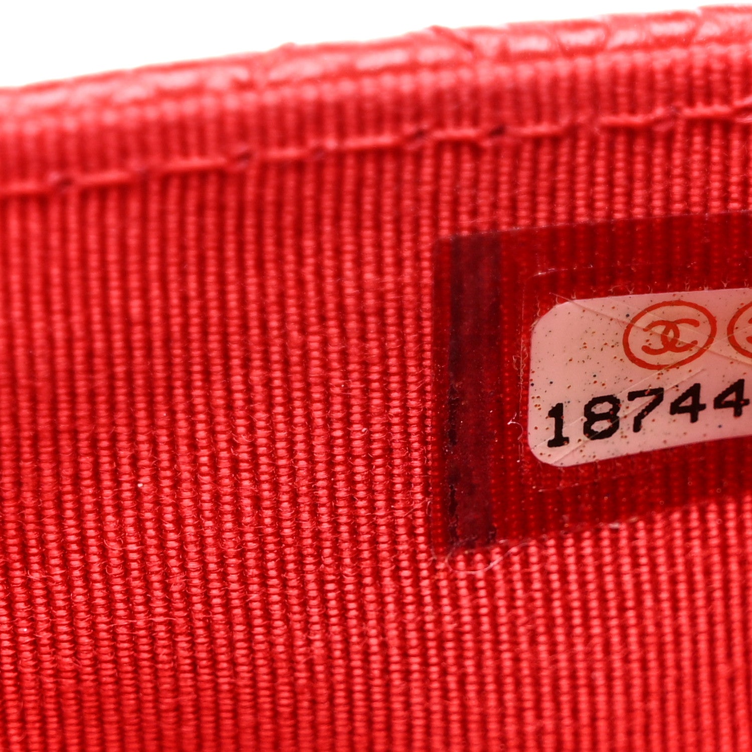 Chanel Caviar Quilted Wallet On Chain WOC Red 8 of 12