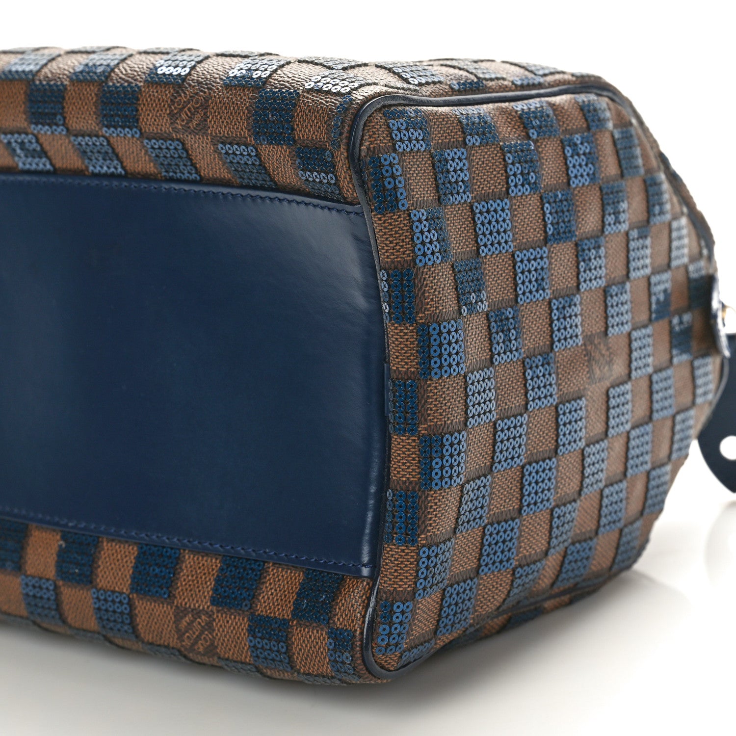 Louis Vuitton Damier Paillettes Speedy 30 Blue 9 of 9