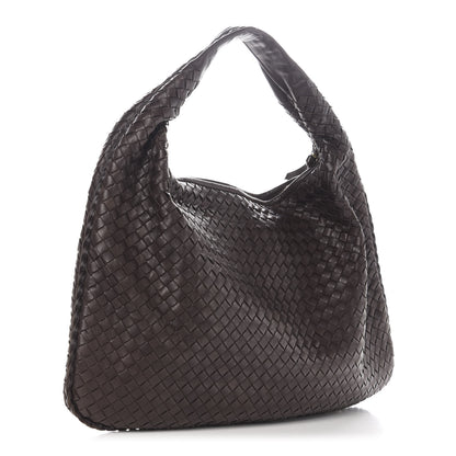 Bottega Veneta Nappa Intrecciato Large Veneta Hobo Ebano 3 of 10