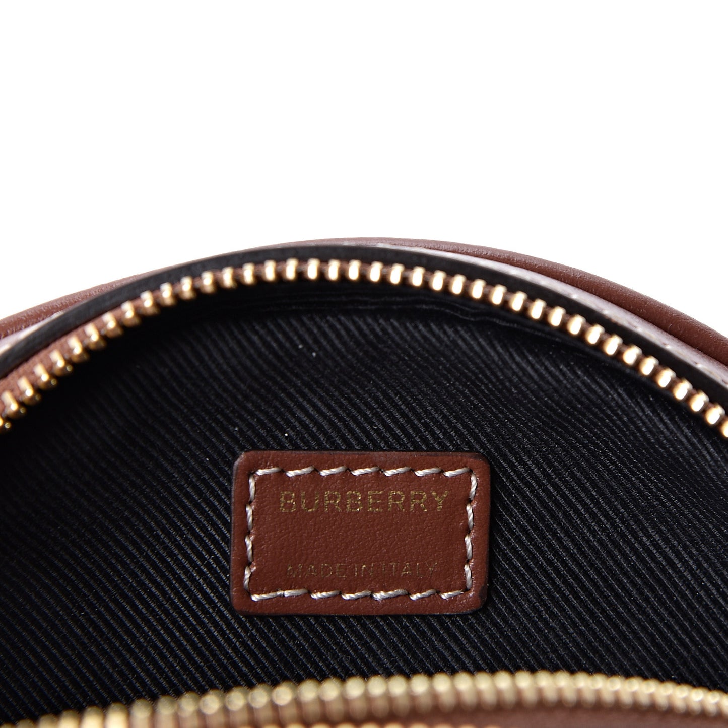 Canvas Calfskin Louise Bag Natural