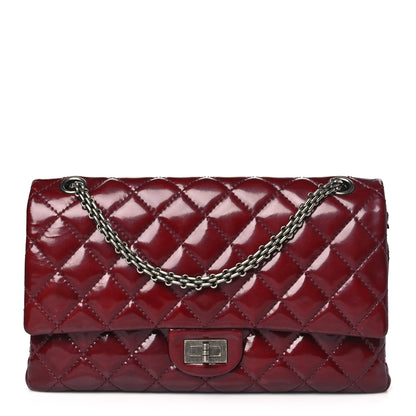 Chanel Patent Quilted 2.55 Reissue 226 Flap Burgundy 1 of 11