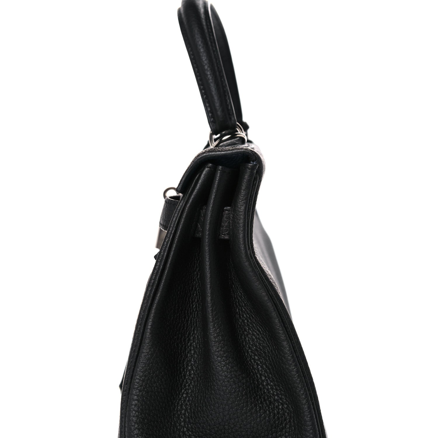 Hermes Togo Verso Kelly Retourne 35 Black Bleu Agate 11 of 14