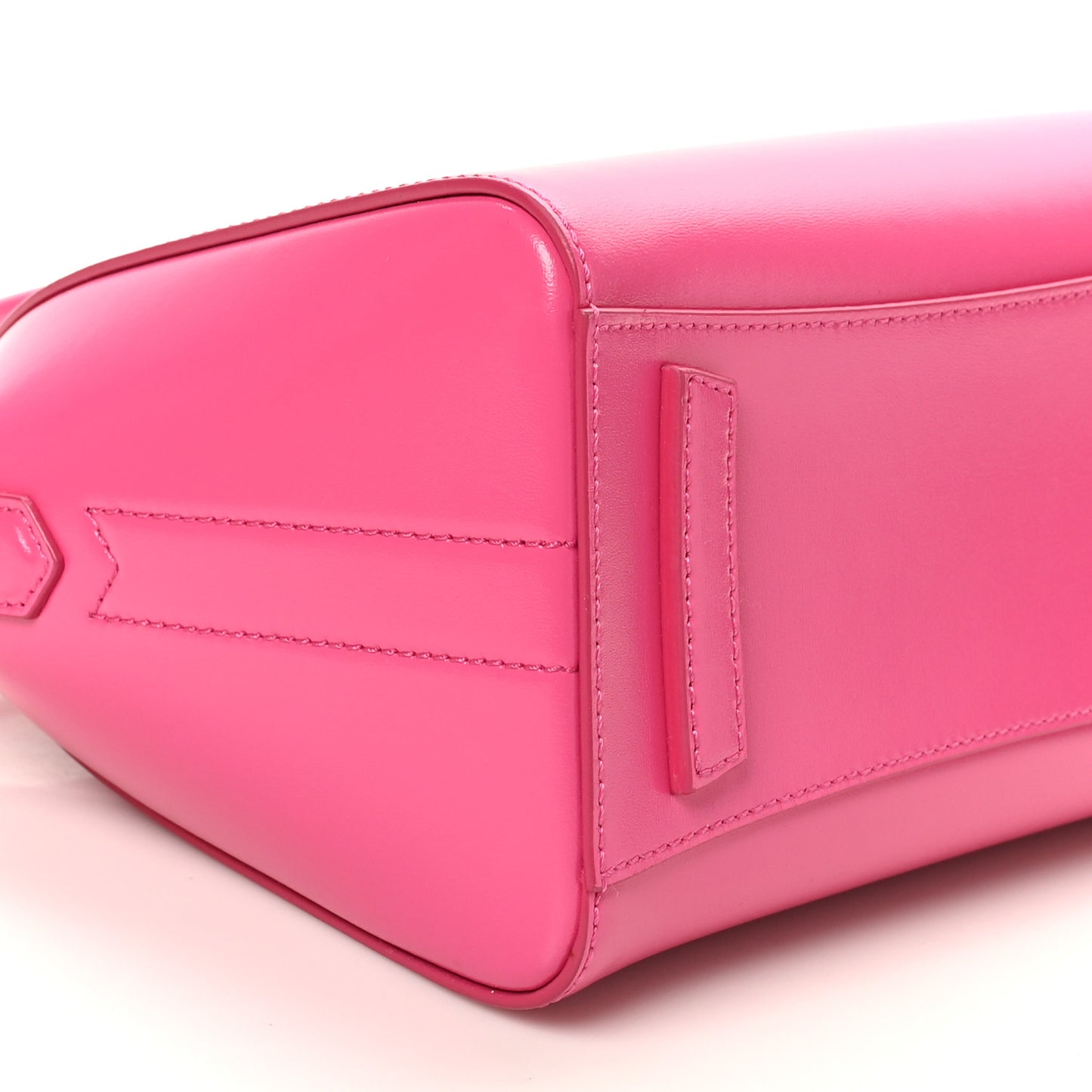 Shiny Lord Calfskin Mini Antigona Shocking Pink