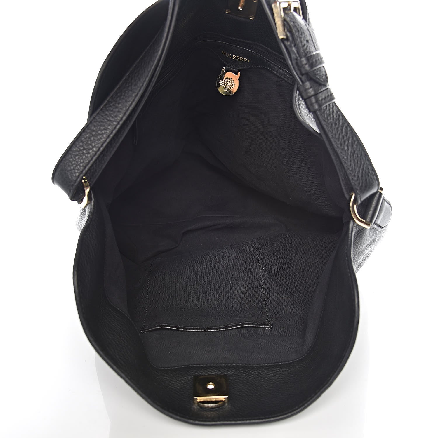 Mulberry Soft Small Grain Calfskin Tessie Tote Black 5 of 10