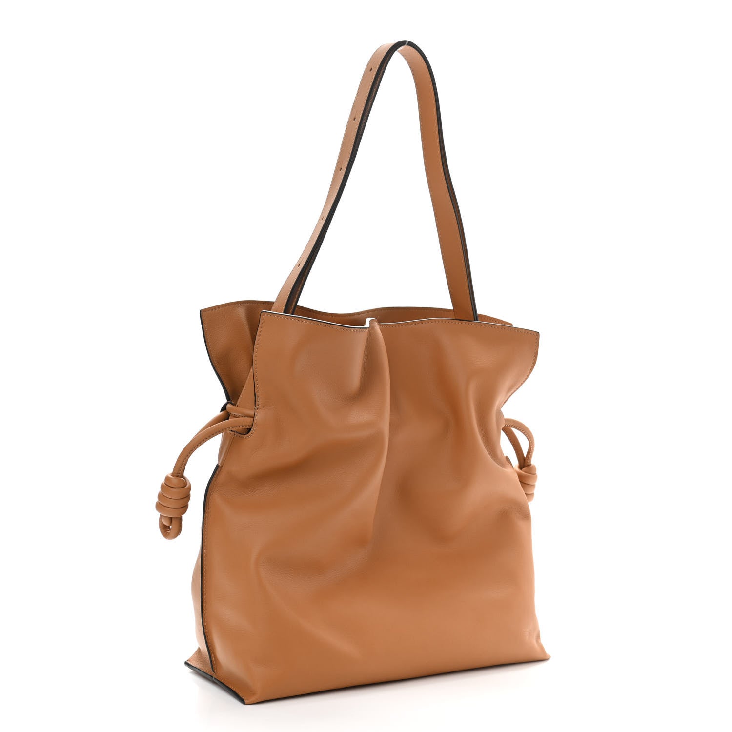 Loewe Calfskin Large Flamenco Knot Bag Warm Desert 3 of 9