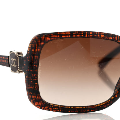 Chanel CC Tweed Effect Sunglasses 5175 Brown 7 of 8