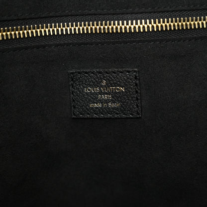 Louis Vuitton Empreinte Monogram Giant Neverfull MM Black Beige 7 of 10