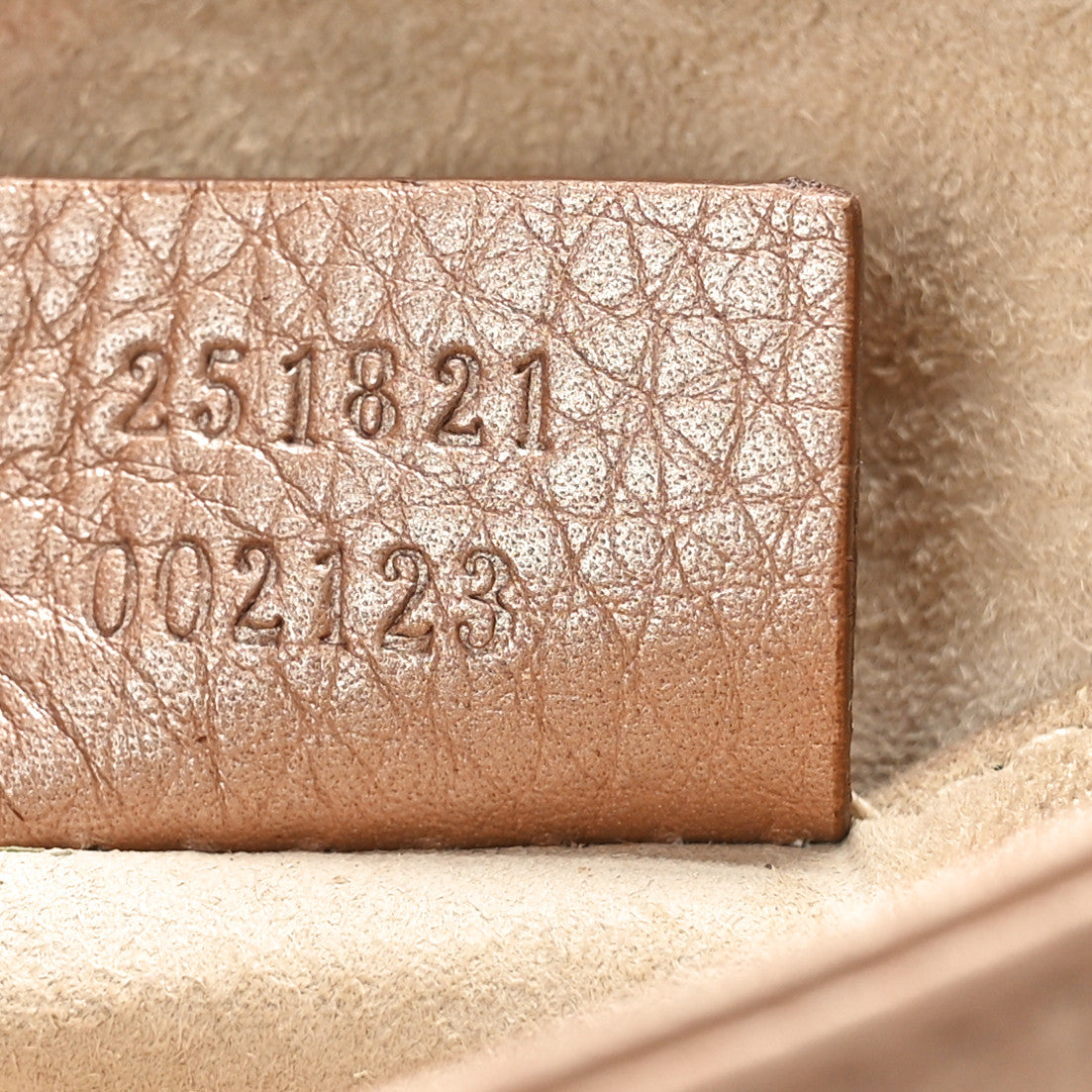 Pebbled Calfskin Small 1973 Chain Shoulder Bag Champagne
