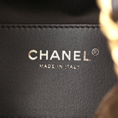 Chanel Suede Quilted Small Chanel 25 Handbag Dark Brown 6 of 10