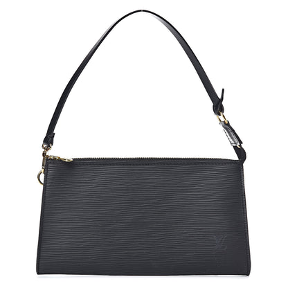 Louis Vuitton Epi Pochette Accessories 21 Black 1 of 10