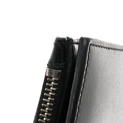 Saint Laurent Calfskin Monogram Bi Fold Zipped Wallet Black 10 of 13