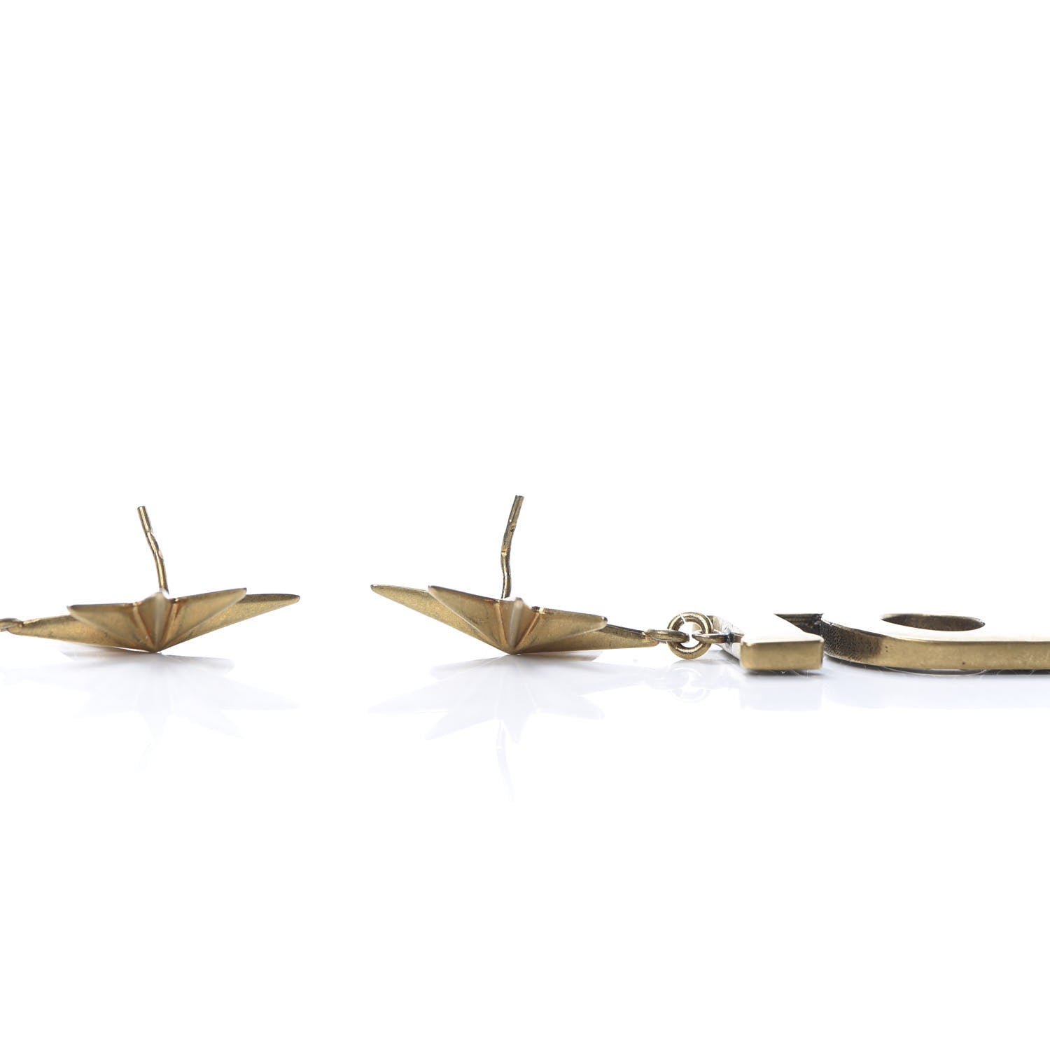 Gucci Pearl Loved Earrings Aged Gold 6 of 6