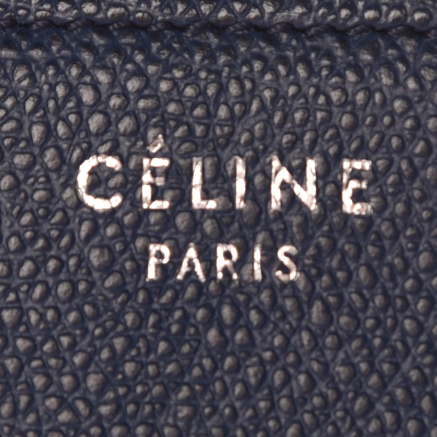 Celine Grained Calfskin Medium Phantom Luggage Indigo 6 of 21