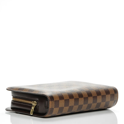 Louis Vuitton Damier Ebene Pochette Saint Louis Clutch 4 of 6