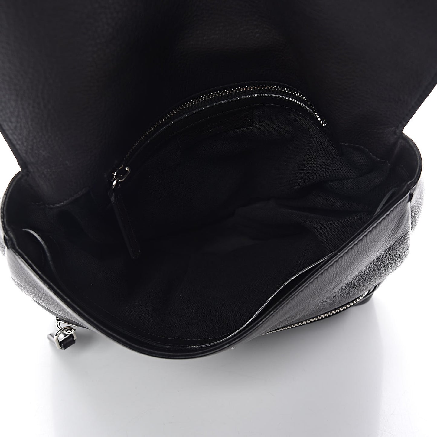 Calfskin Small Pandora Pure Flap Bag Black