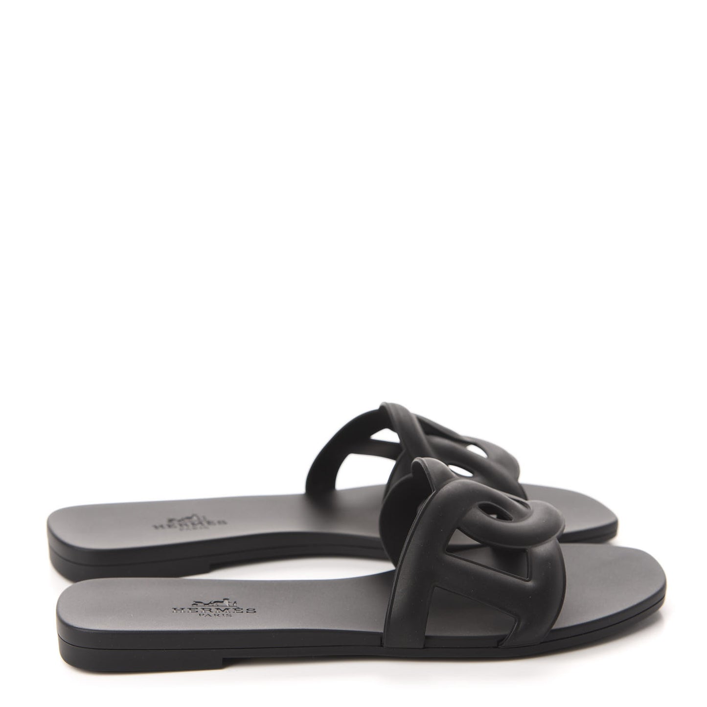Rubber Aloha Sandals 35 Black