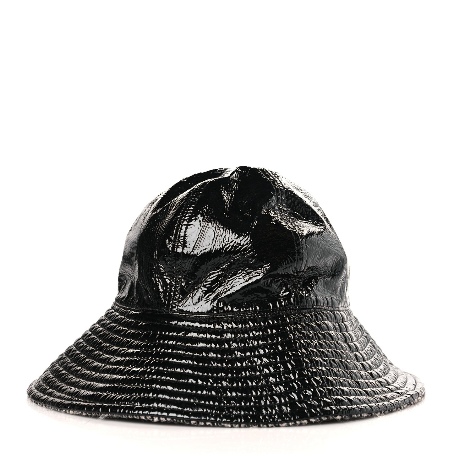 Vinyl Tweed Bucket Hat 58 Black