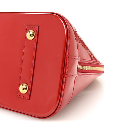 Louis Vuitton Vernis Alma PM Pomme D'Amour 9 of 9