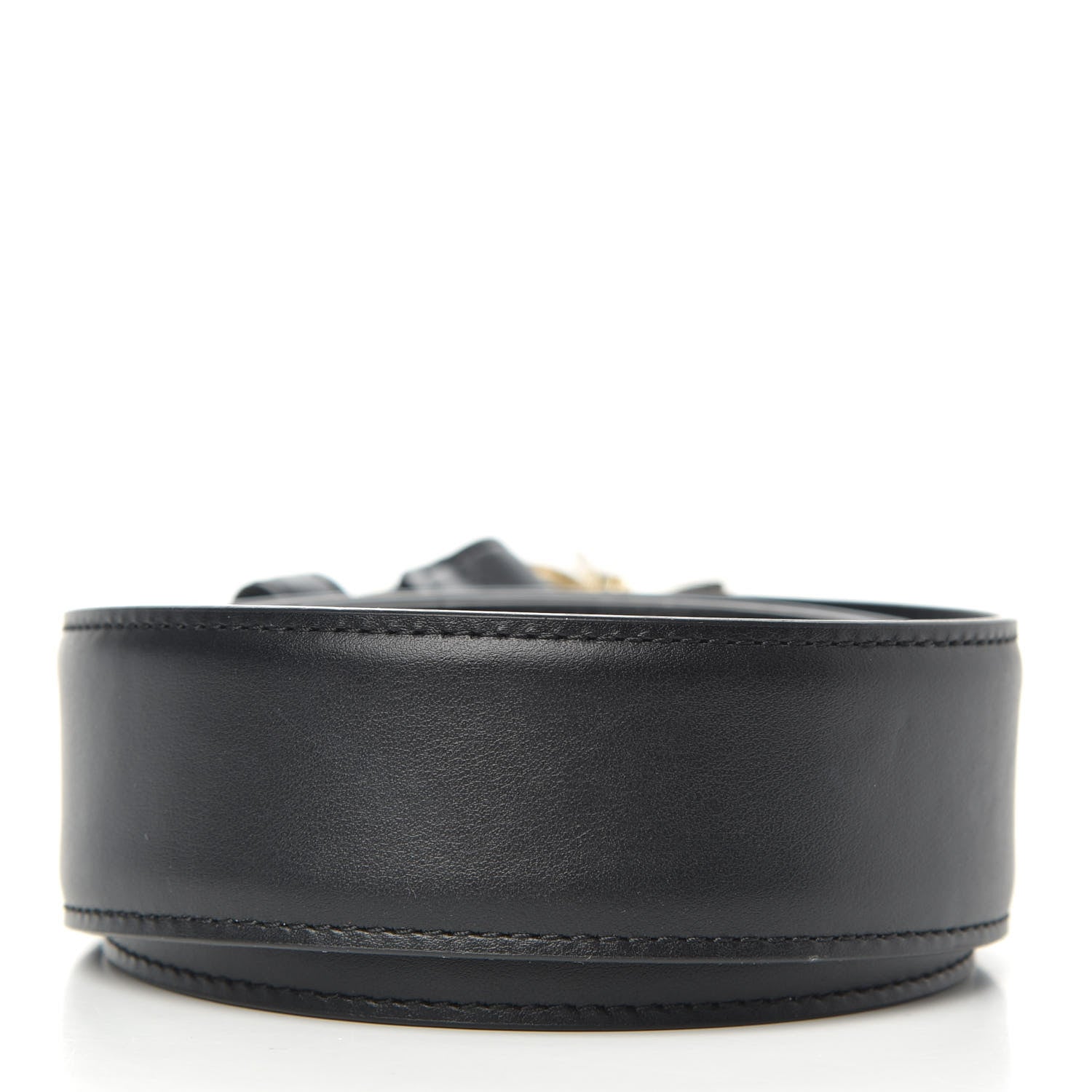 Versace Calfskin Palazzo Medusa Belt 95 38 Black 2 of 6
