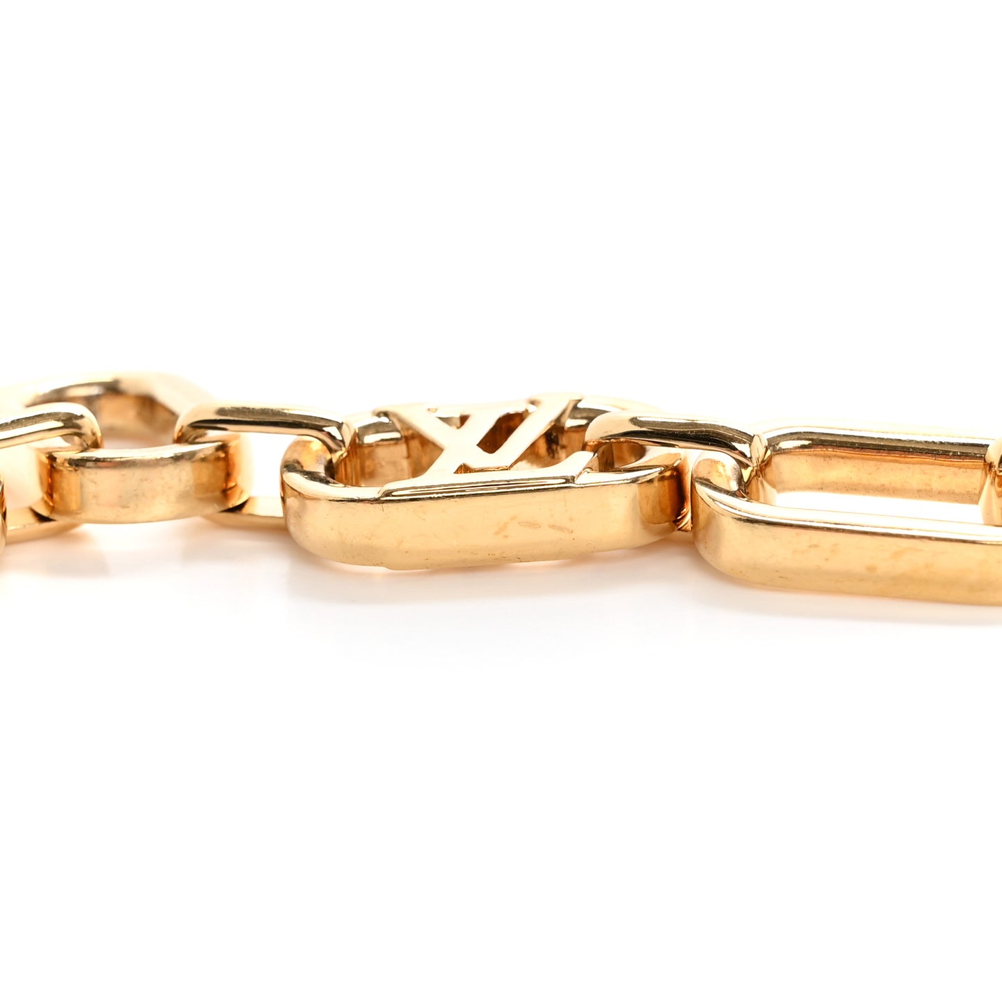 Metal My LV Chain Bag Charm Gold