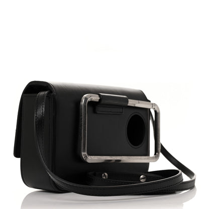 Off-White Calfskin Jitney 2.8 Meteor Shower Top Handle Bag Black 2 of 10