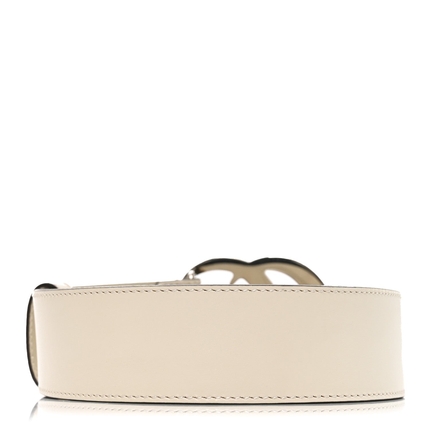 Gucci Calfskin Double G 40mm Belt 85 34 Mystic White 2 of 5