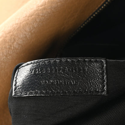 Saint Laurent Grained Lambskin Monogram Medium Niki Chain Satchel Dark Cork 7 of 10