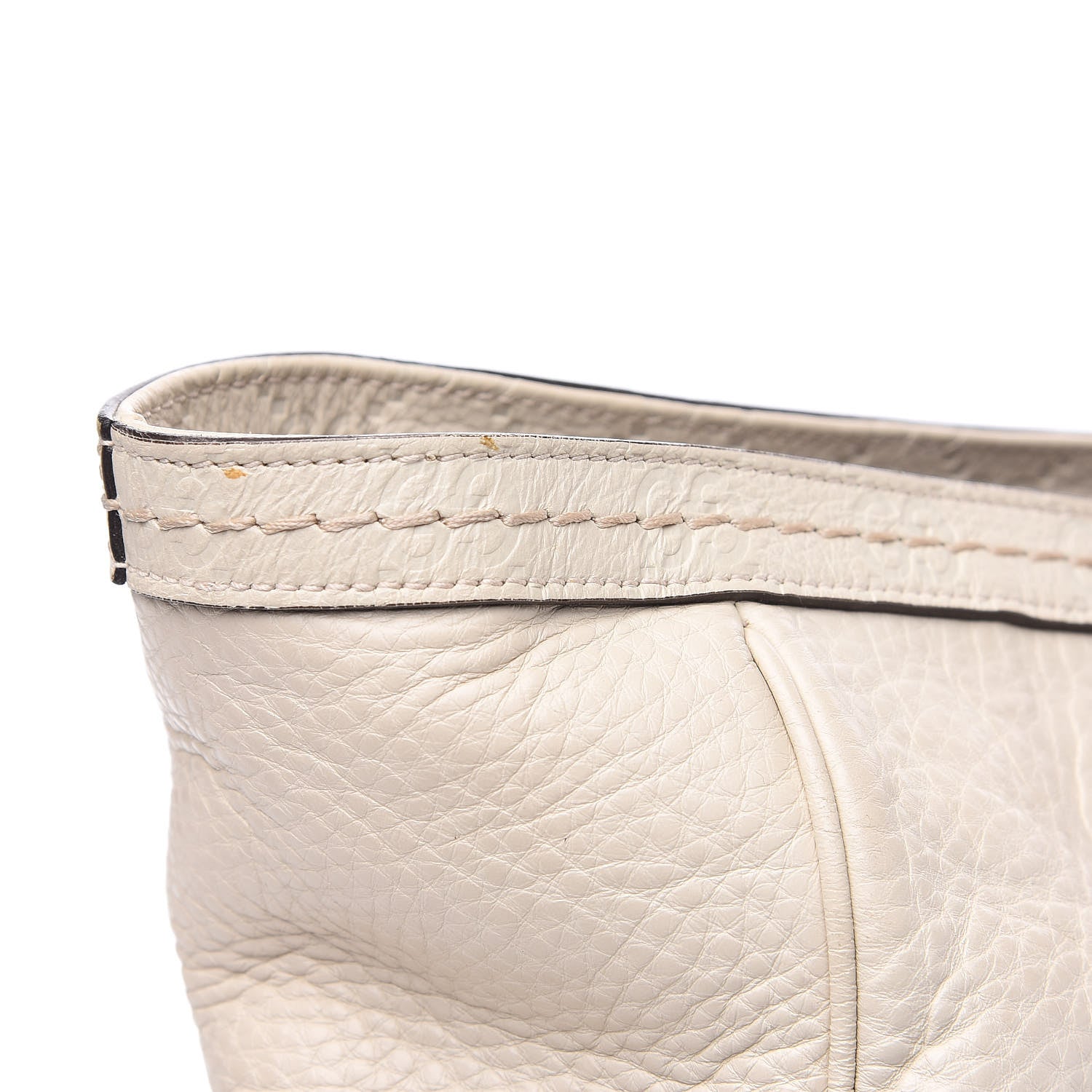 Gucci Calfskin Guccissima Large Signoria Tote Off White 11 of 13