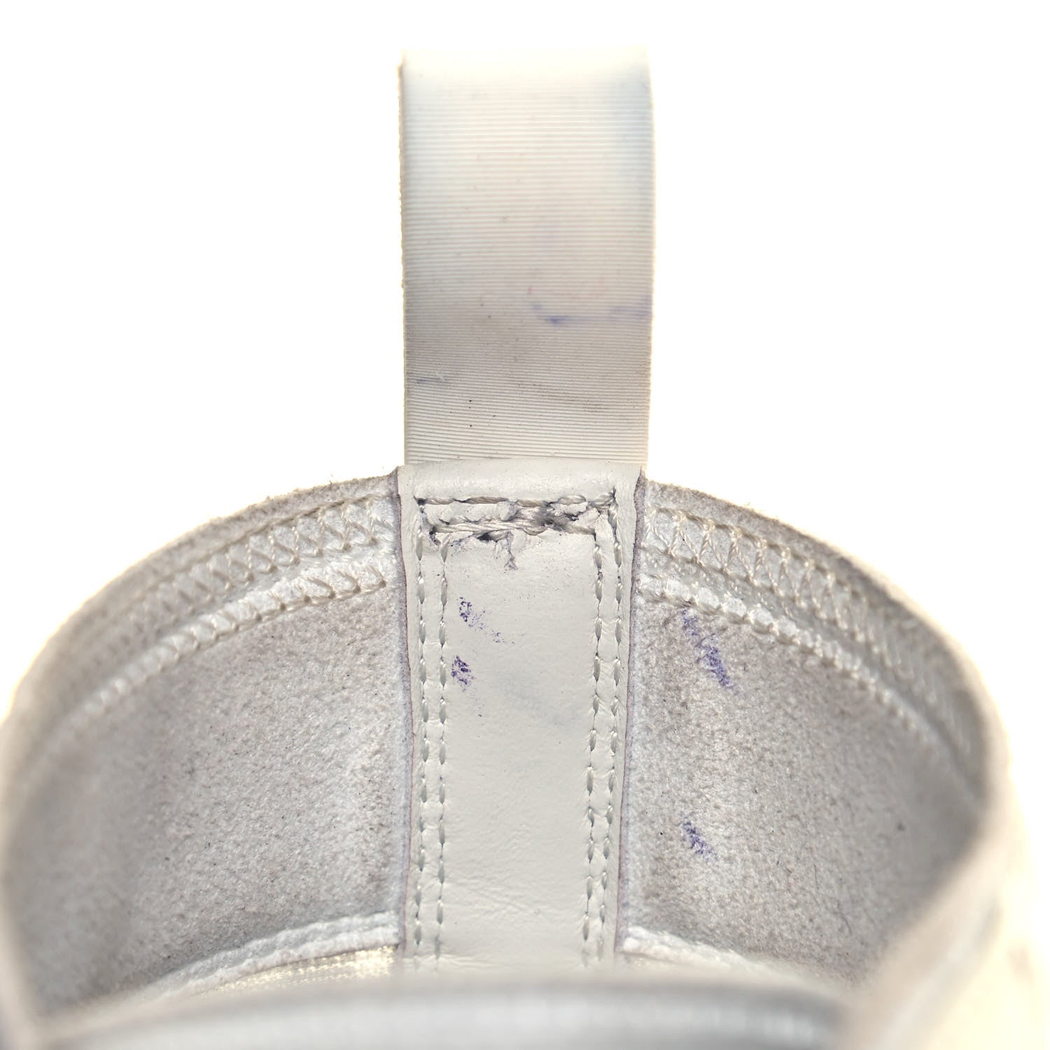 Christian Dior Technical Canvas Oblique Mens B23 High Top Sneakers 44 White Black 8 of 9