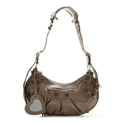 Balenciaga Agneau Arena Small Le Cagole Shoulder Bag Mink Grey 1 of 9