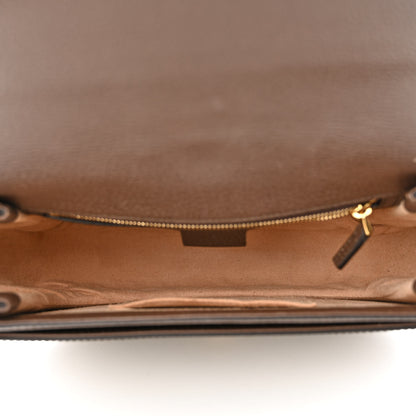 Gucci GG Supreme Monogram Web Small Ophidia Flap Messenger Bag Brown 5 of 12