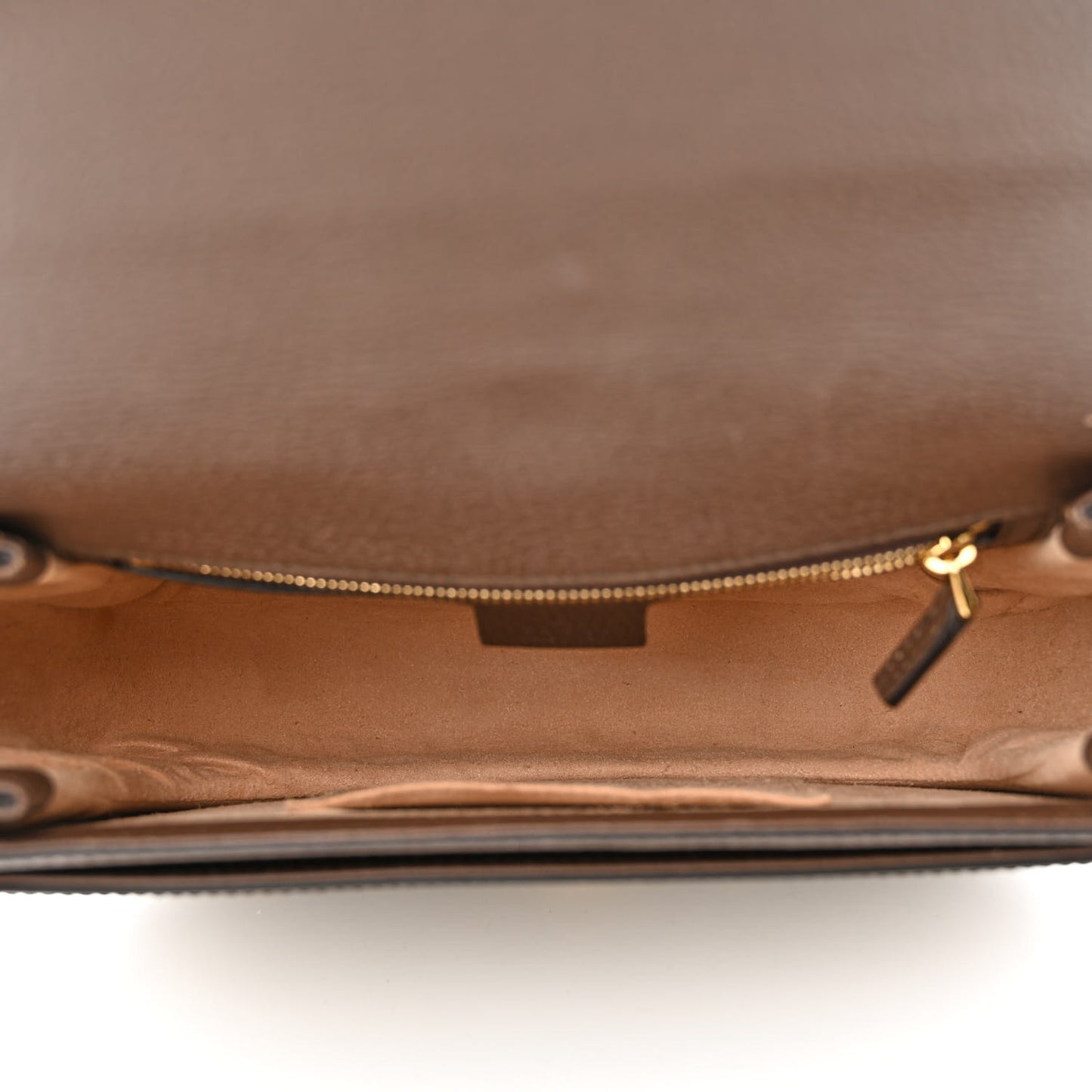 GG Supreme Monogram Web Small Ophidia Flap Messenger Bag Brown